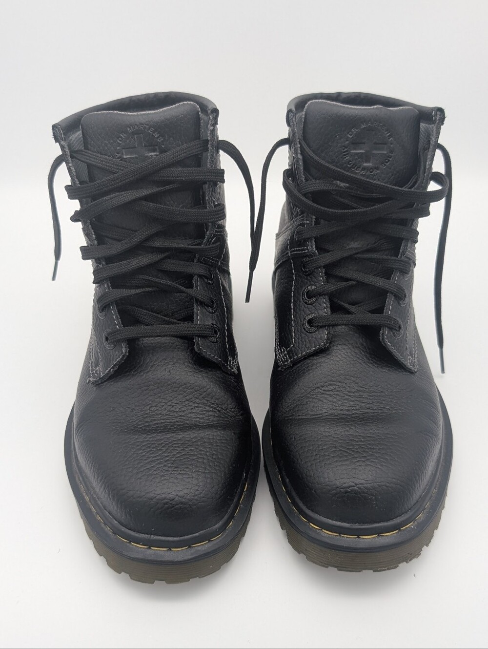 Dr. Martens Roseland Leather Lace-Up Boots - Unisex (M) 10, (L) 11